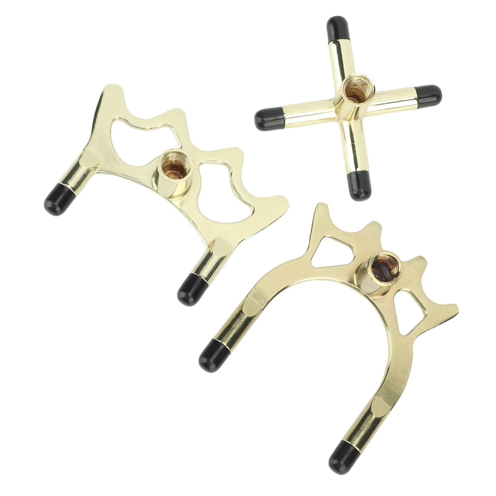 3PCS Pool Bridge Head Reusable Aluminium Alloy Billiard Cue Bridge Head for Billiard Pool Cue Stick