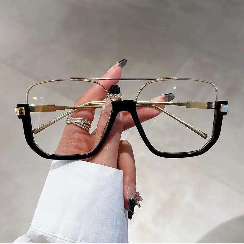 Retro Pilot Sunglasses Vintage Square UV400 Shades Fashion Men Women Oversized Driving Sun Glasses Eyewear