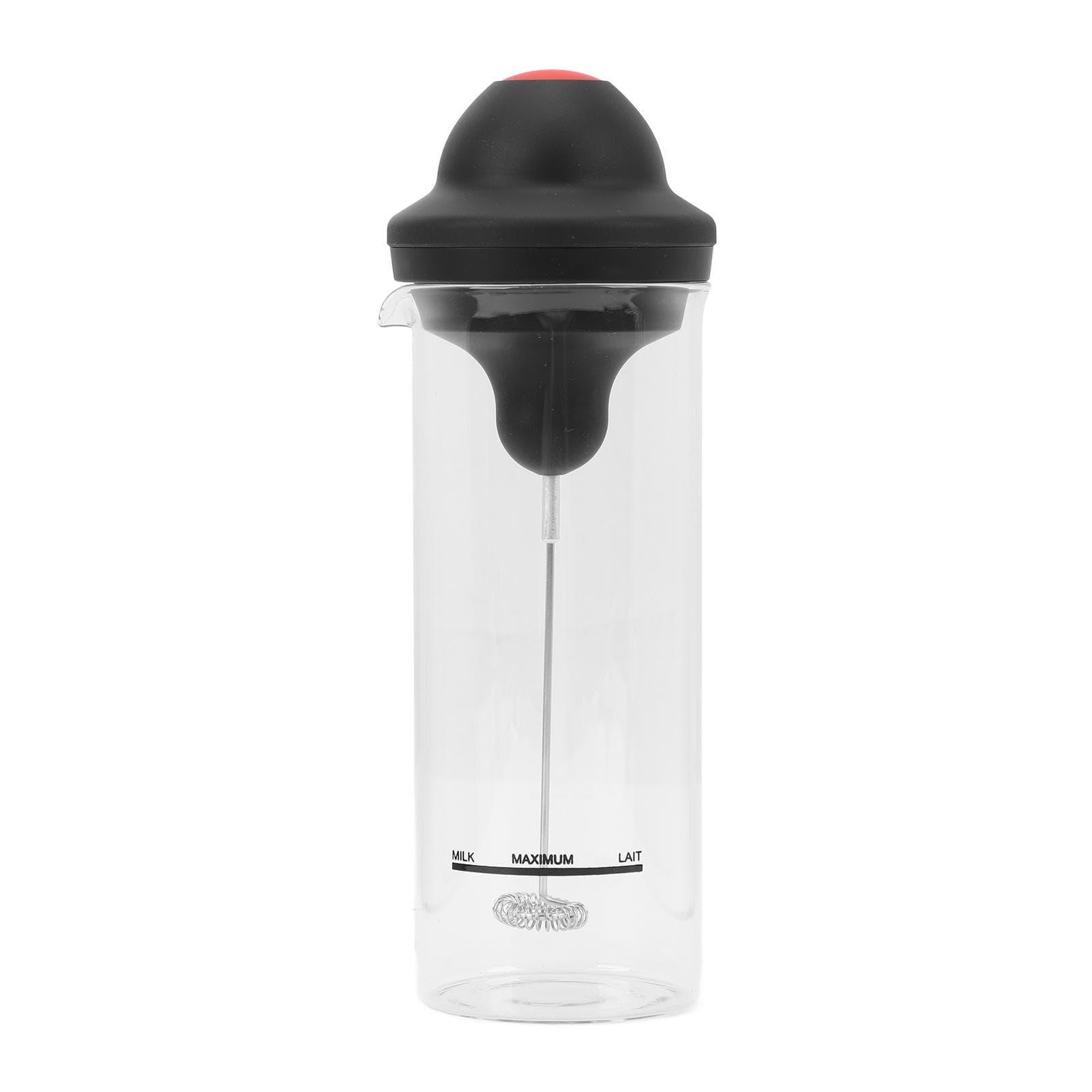 Portable Electric Milk Frother Stainless Steel Efficient Use Automatic Electric Milk Frother Cup