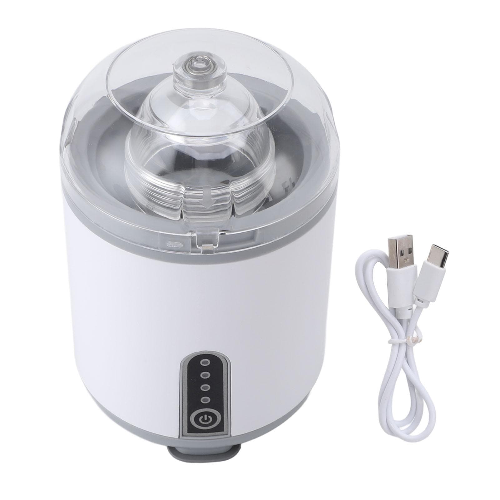 Electric Golden Egg Maker 1200mAh Rechargeable Automatic Egg Yolk White Mixer with Transparent PC white