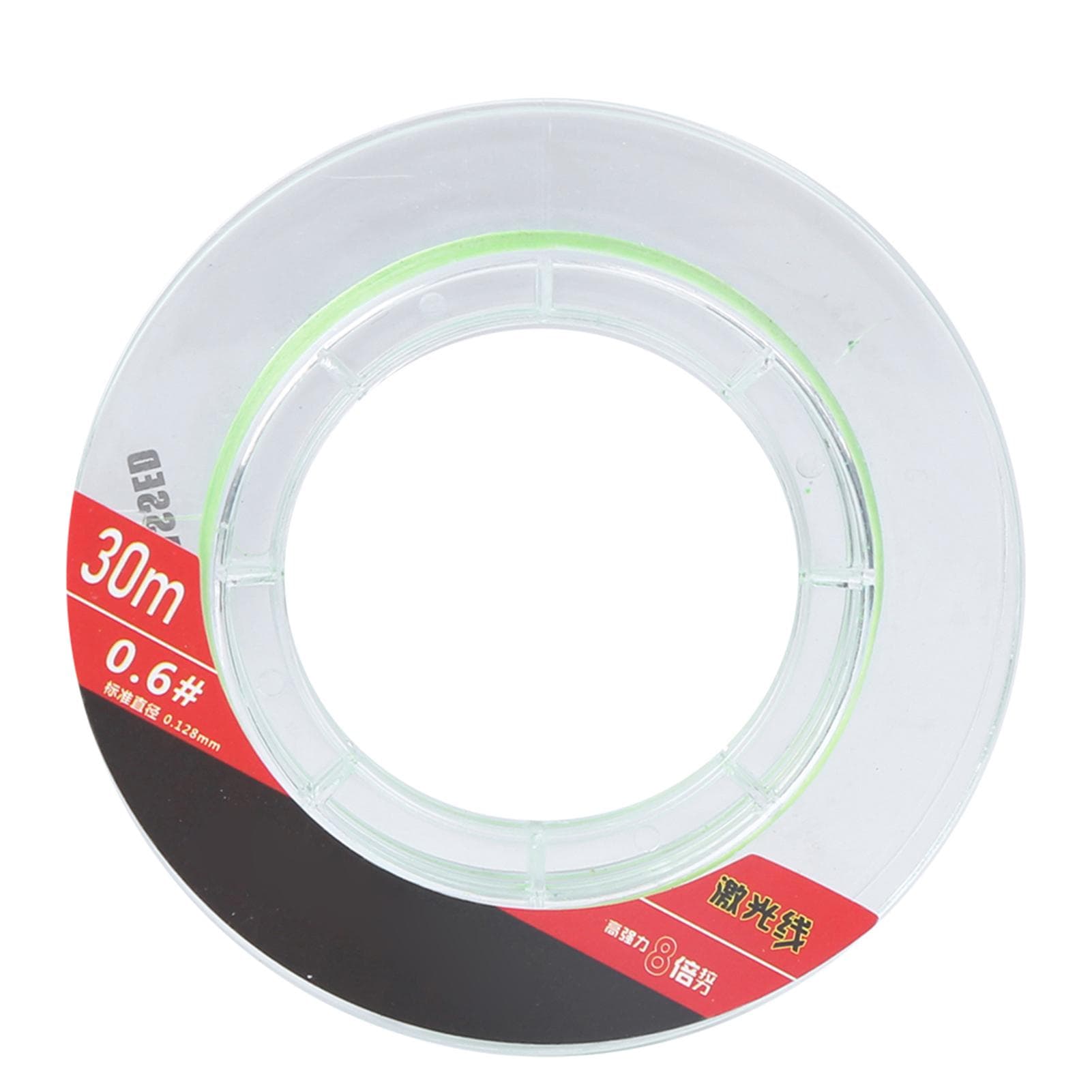 30m 0.6# Sinking Water Fishing Line Strong Tension Main Line SubLine Gluing Process(main line green