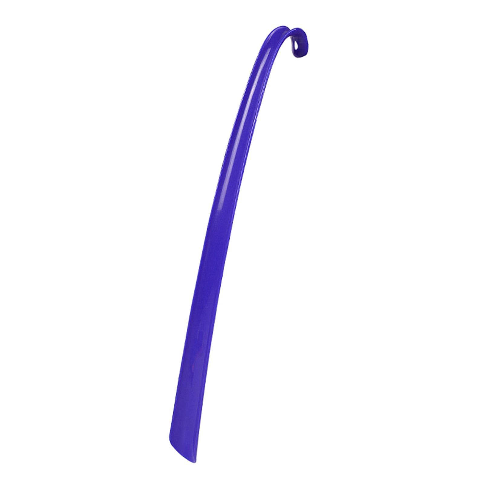 Long Shoe Horn Flexible Extra Long Shoe Horn Long Shoe Horn Shoehorn With Comfort Grip Lazy Shoe Helper For Seniors Men blue
