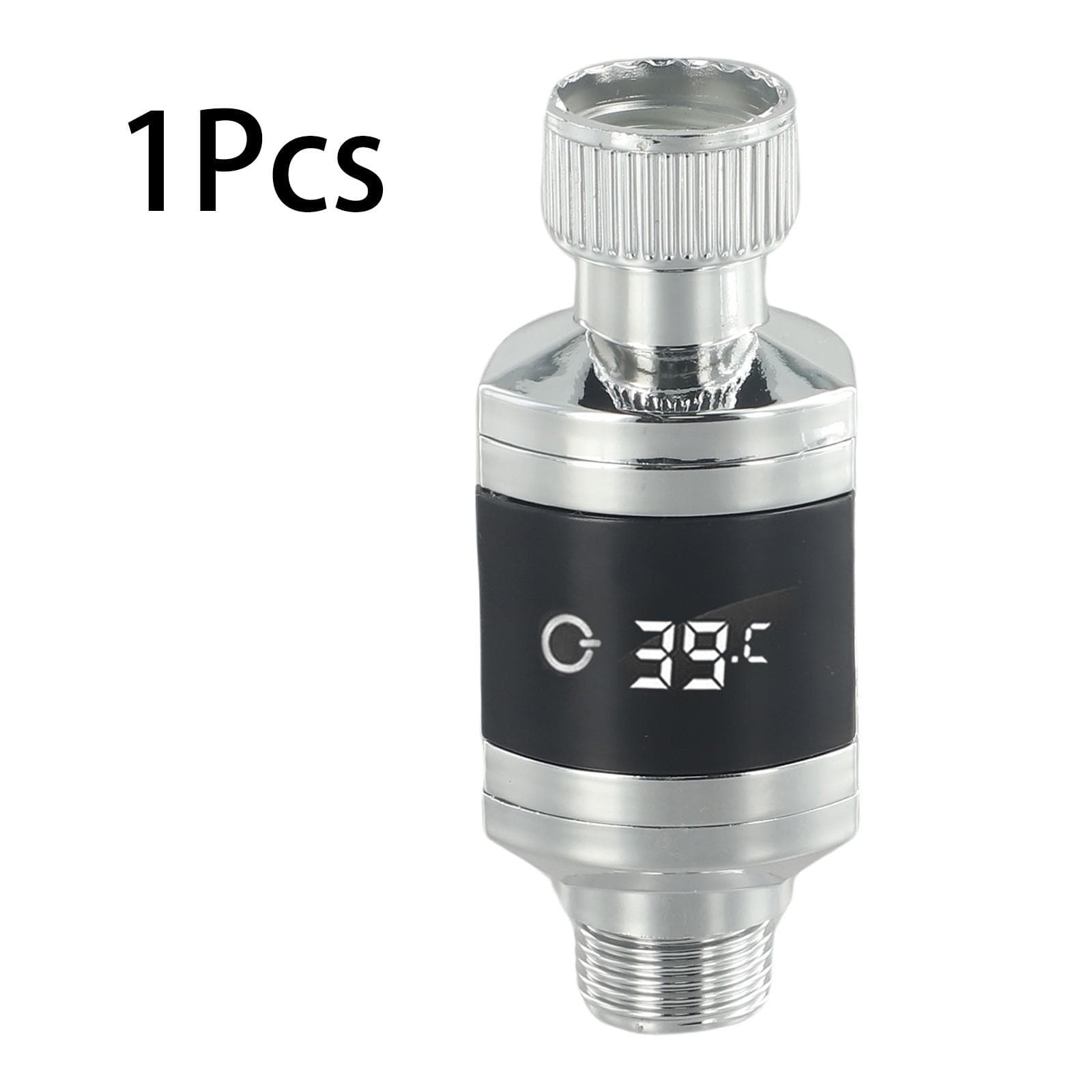 LED Thermometer Shower Thermometer Adjustable For 1/2-inch Water Pipes