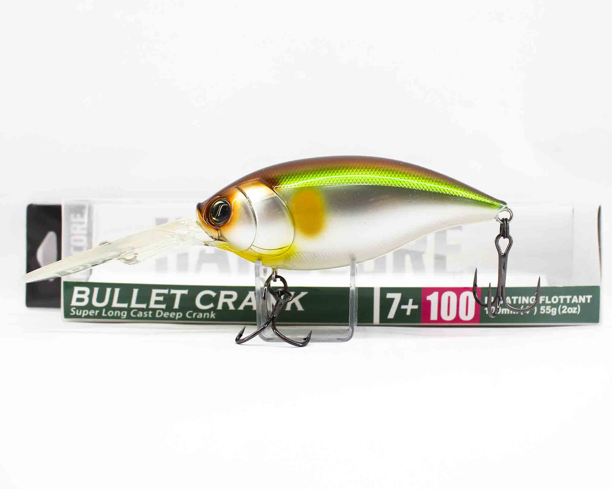 Yo Zuri Duel Hardcore Bullet Crank 7+ 100F Floating Lure R1422-MGSA (1634)