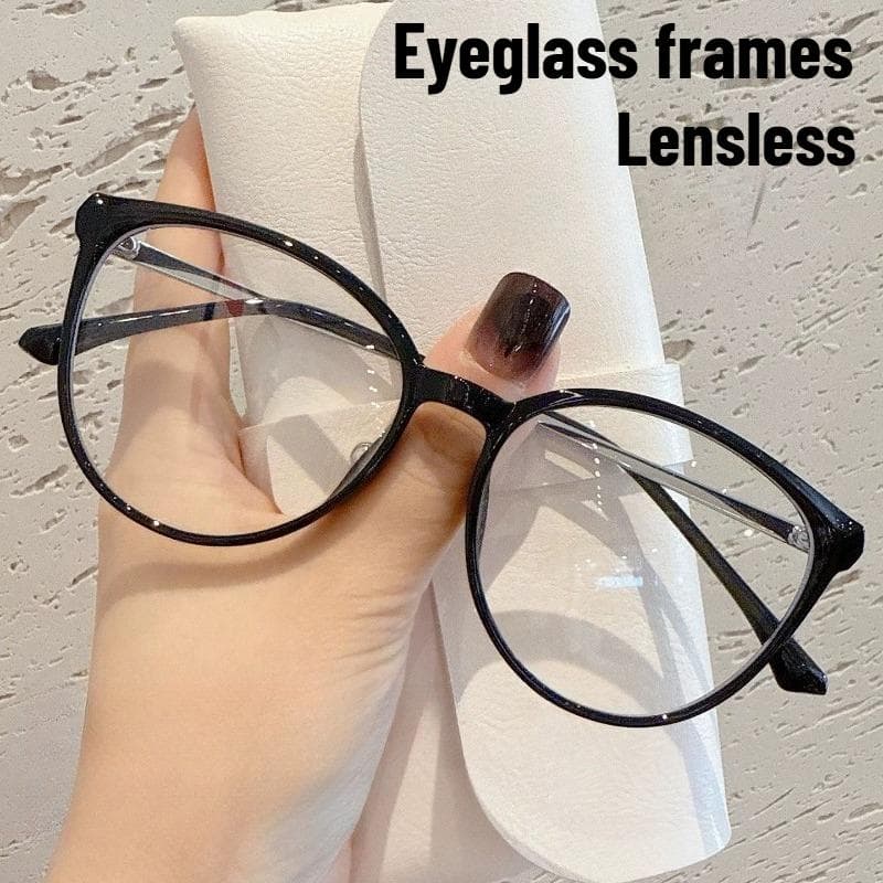Ultra-light Tortoiseshell Oversized Glasses for Women Fashion Eyewear Frames High-quality Spectacles Minimalist Style