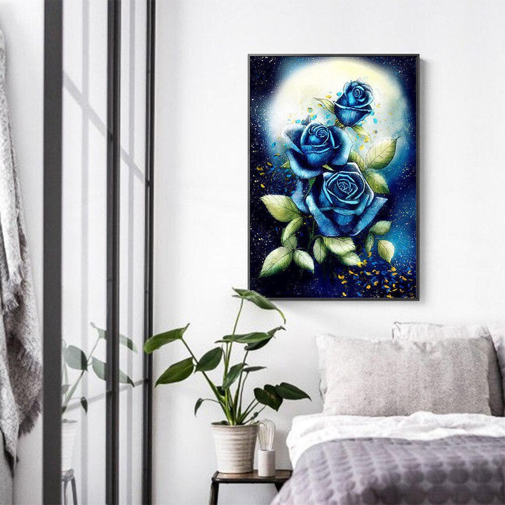 Diamond Painting Flower Diamond Mosaic Sale Diamond Embroidery Plant Pictures of Rhinestones 20X30CM