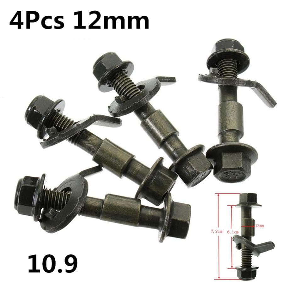 4PCS Wheel Alignment Camber Bolt Eccentric Screw 12mm Car Tire Repair Part Tool