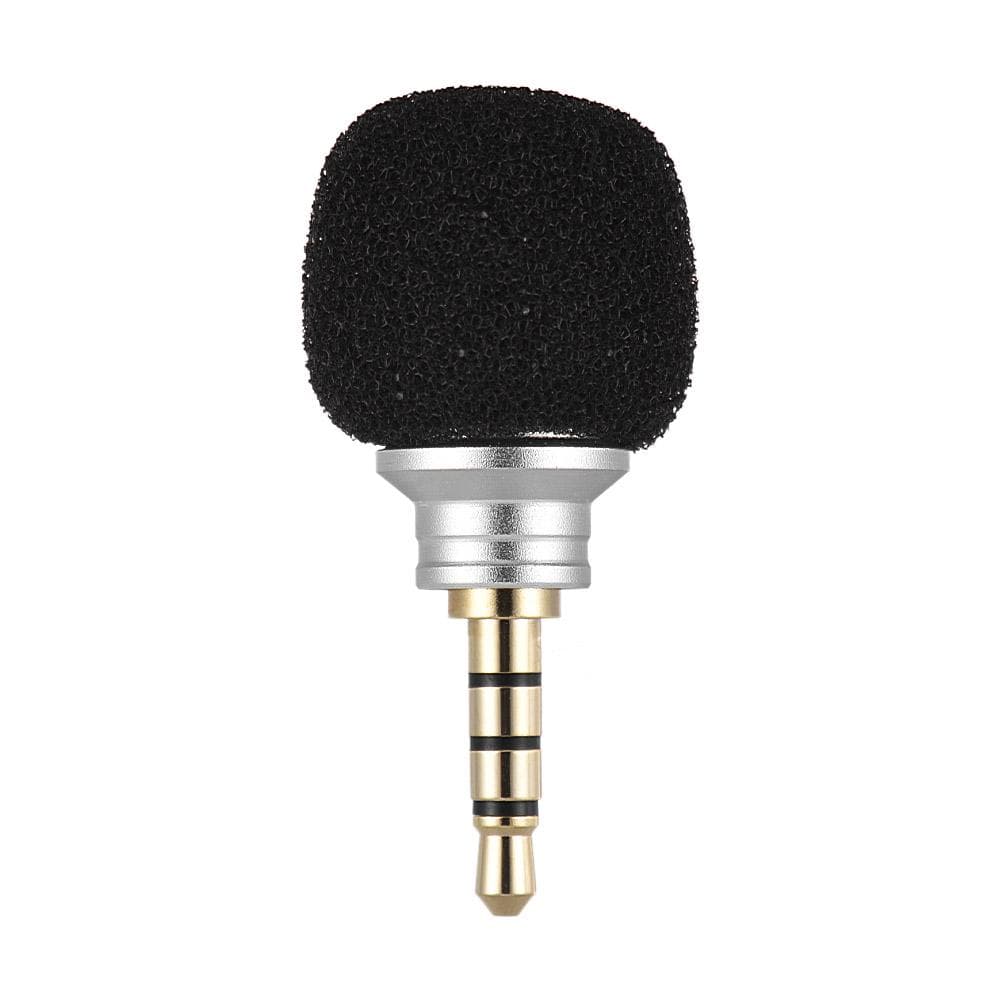 EY-610A Cellphone Smartphone Portable Mini Omni-Directional Mic Microphone for Recorder for iPhone 5 6 Samsung Huawei silver