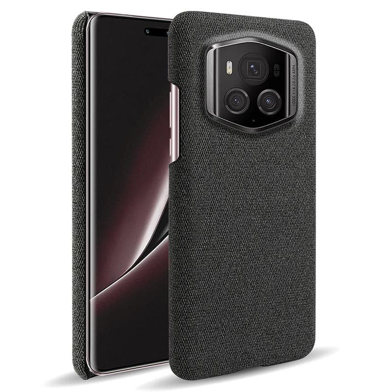 For Honor Magic6 RSR Porsche Design 5G Phone Cover Cloth+PC Drop-proof Back Case A