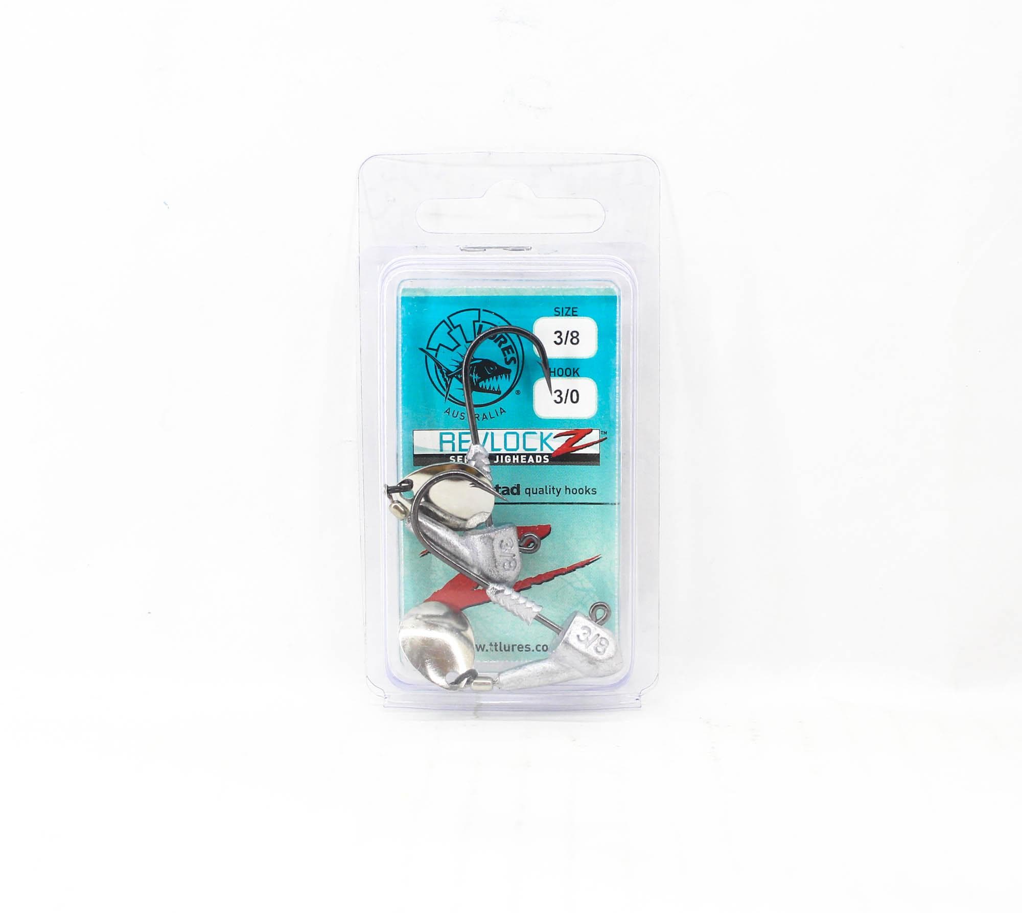 Tackle Tactics Revlockz HD NC Jig Head 3/8 oz 3/0 2/pack (9490)