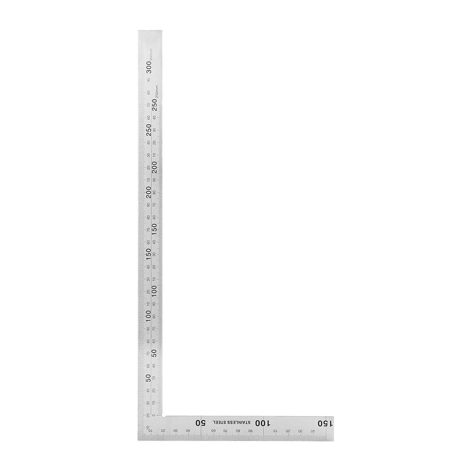 Stainless Steel 500x250mm 90 Degree Right Angle Ruler Measurement Square Tool (#02)