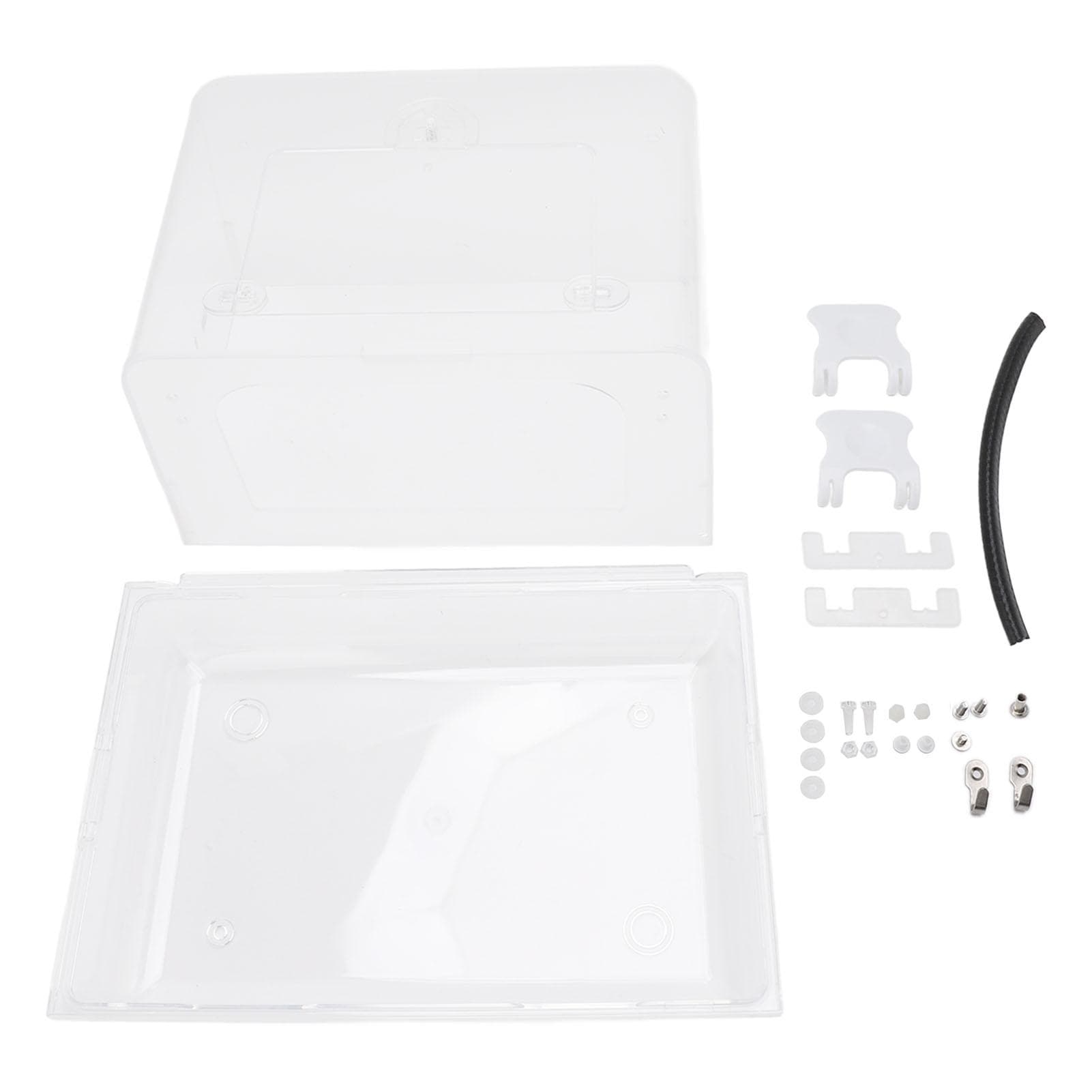 Cage Bird Bath Safe Acrylic Spacious Space Portable Easy to Install Multifunctional for Parrot