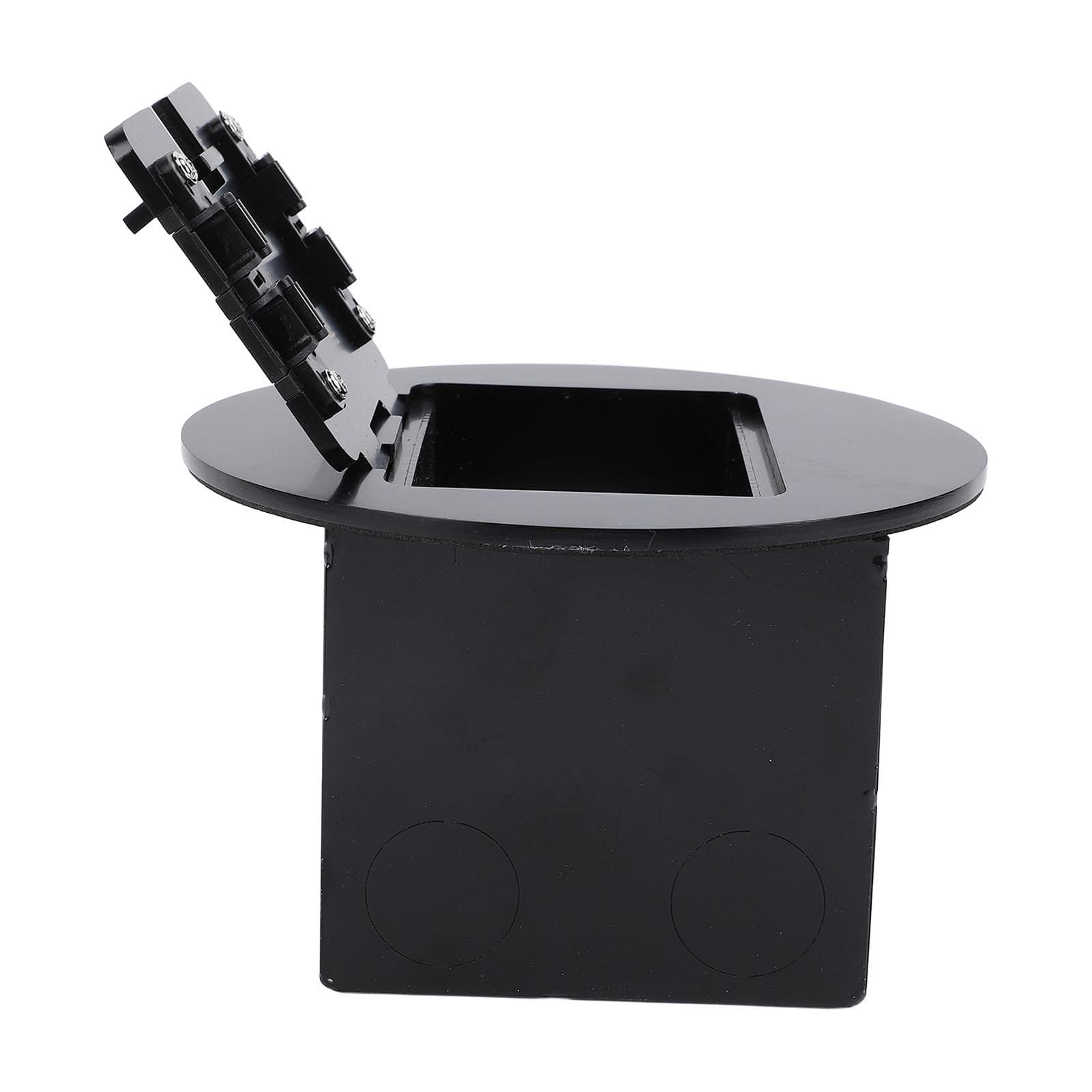 Recessed Floor Outlet Box Water Proof Stainless Steel Flat Socket Kit 20A 2 3 Holes 2 USB Round