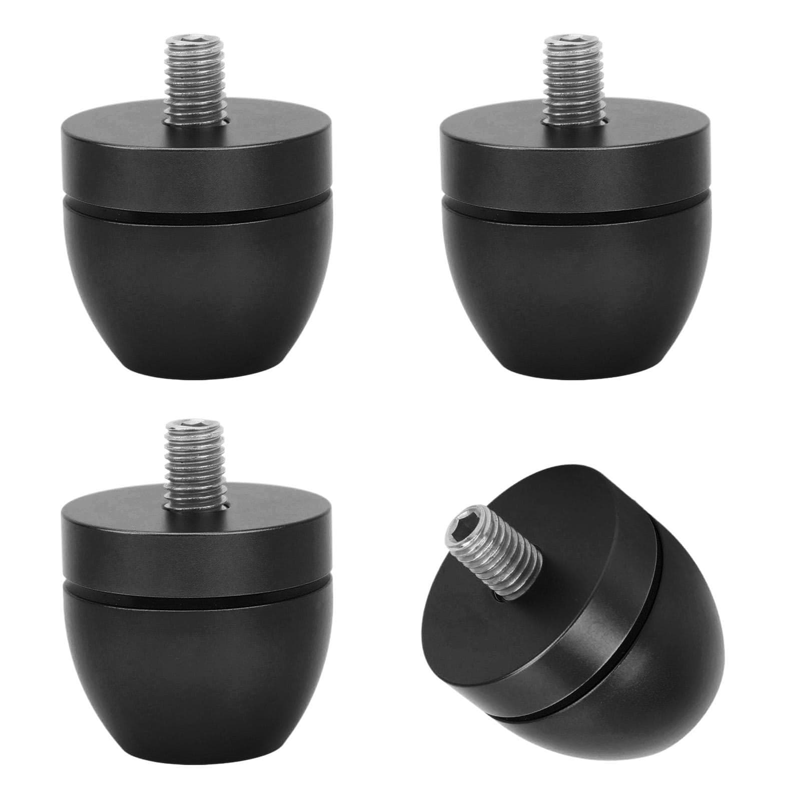 Speaker Isolation Stand Feet Set Aluminum Alloy Amplifier Base Pads Audio Shock Absorption Pads