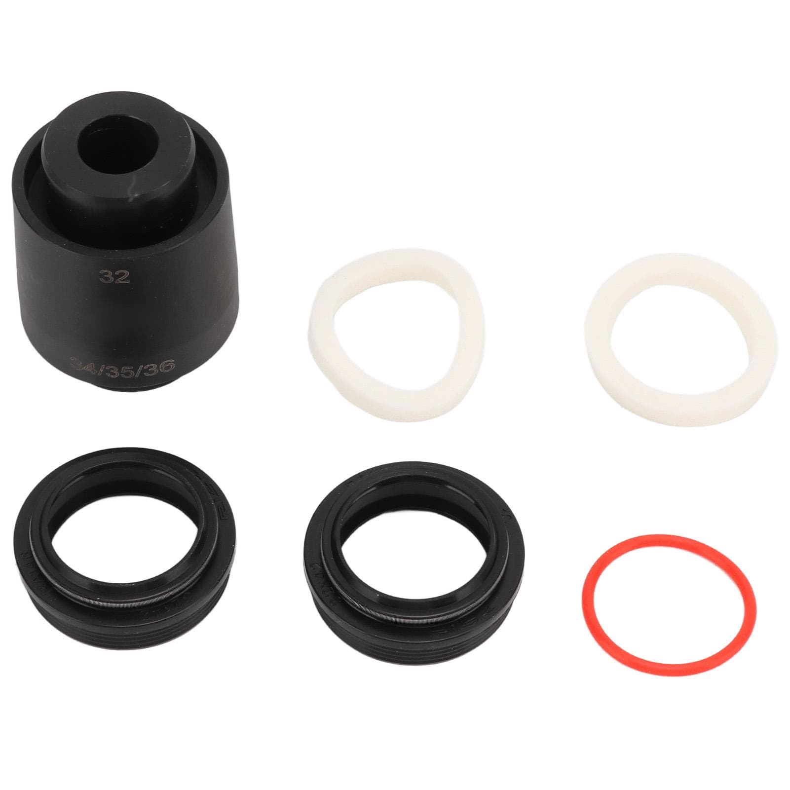 RISK Dust Seal Installation Tool Driver with 32mm Dust Wiper Kit for Suspension Fork Lower Leg in