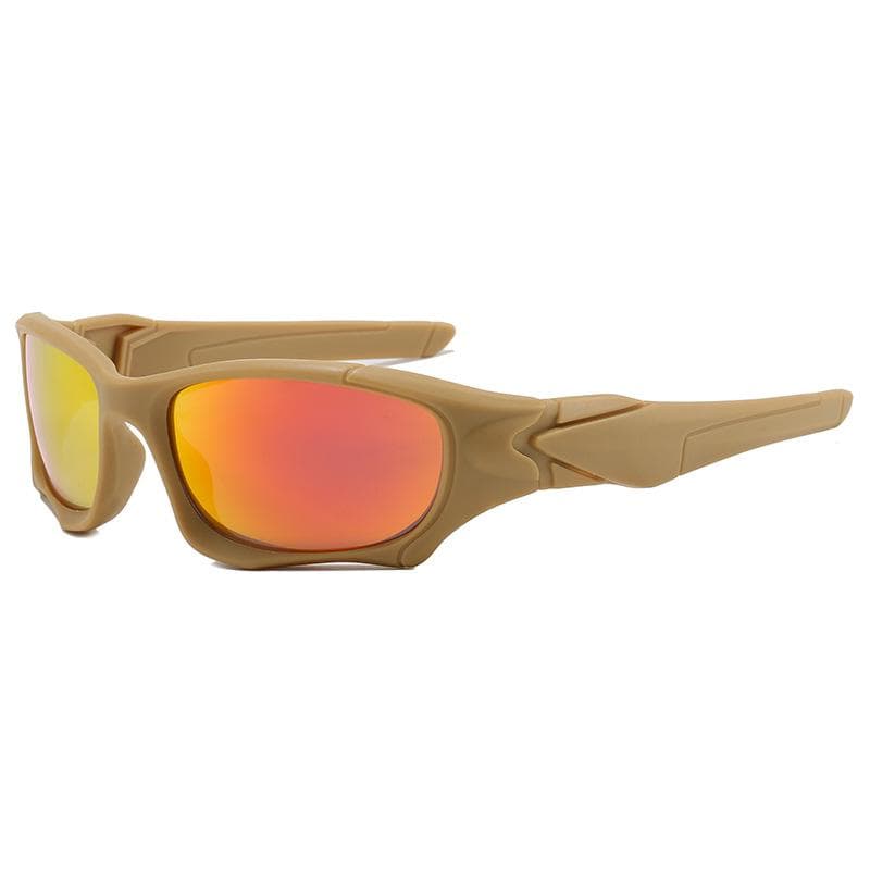 Men's Polarized Tactical Windproof Sunglasses - Military Green, Sports Style Polarized