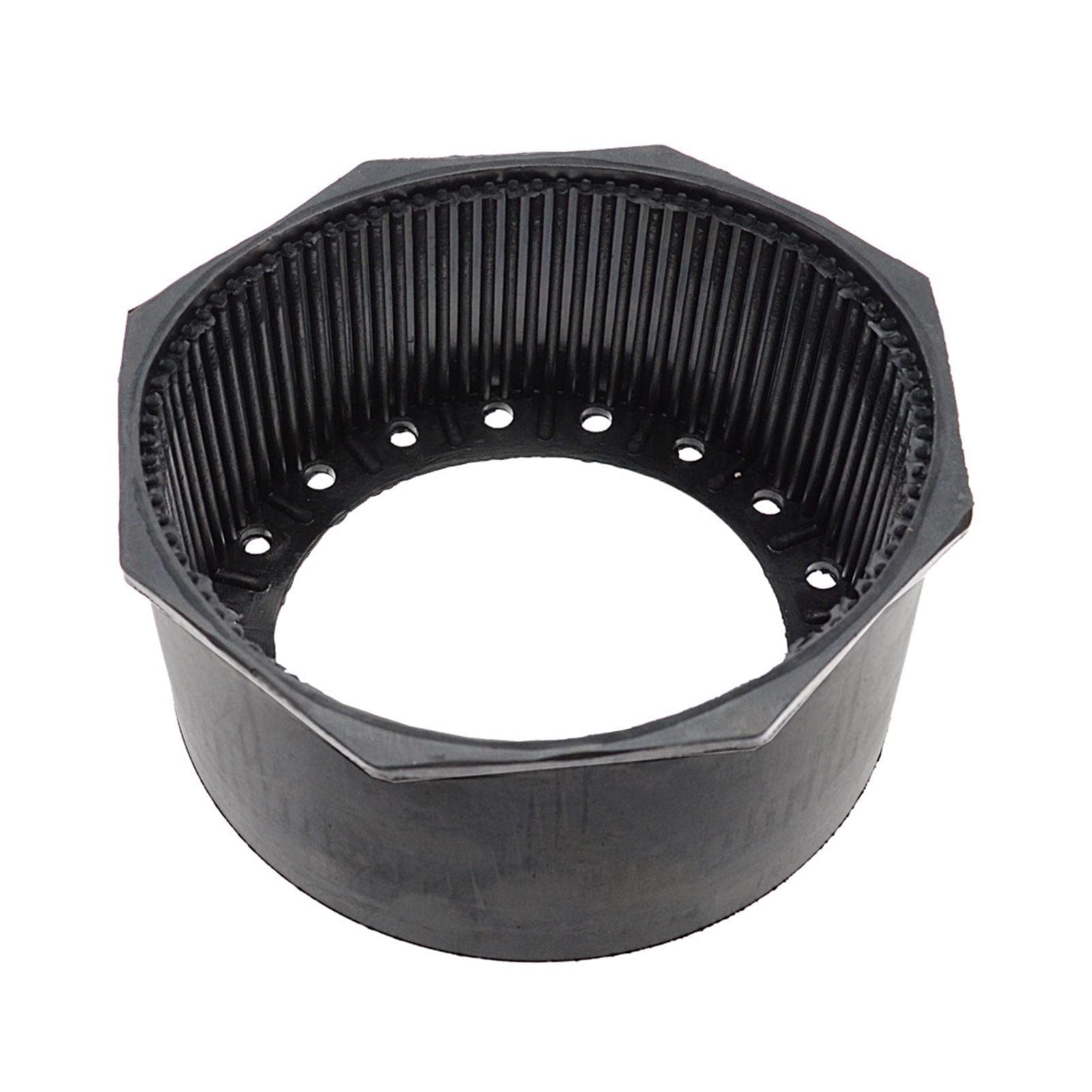 Diving Underwater Rubber Tank Boot Round Diving Base for 12L Aluminum Alloy Oxygen Cylinder black