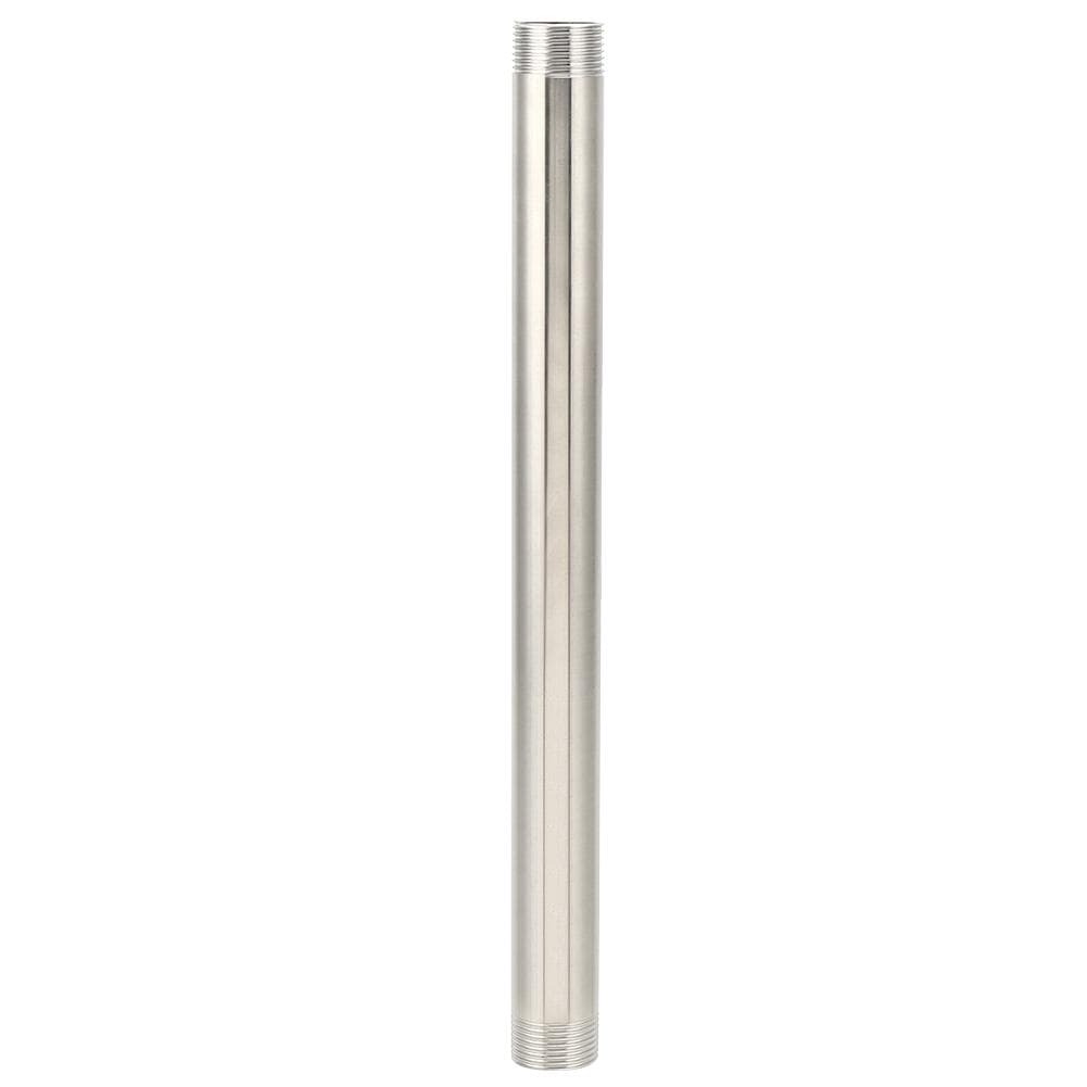 Stainless Steel Threaded Pipe Nipple Connector Fittings for Plumbing Hardware Gas 30cmG3/4 Male