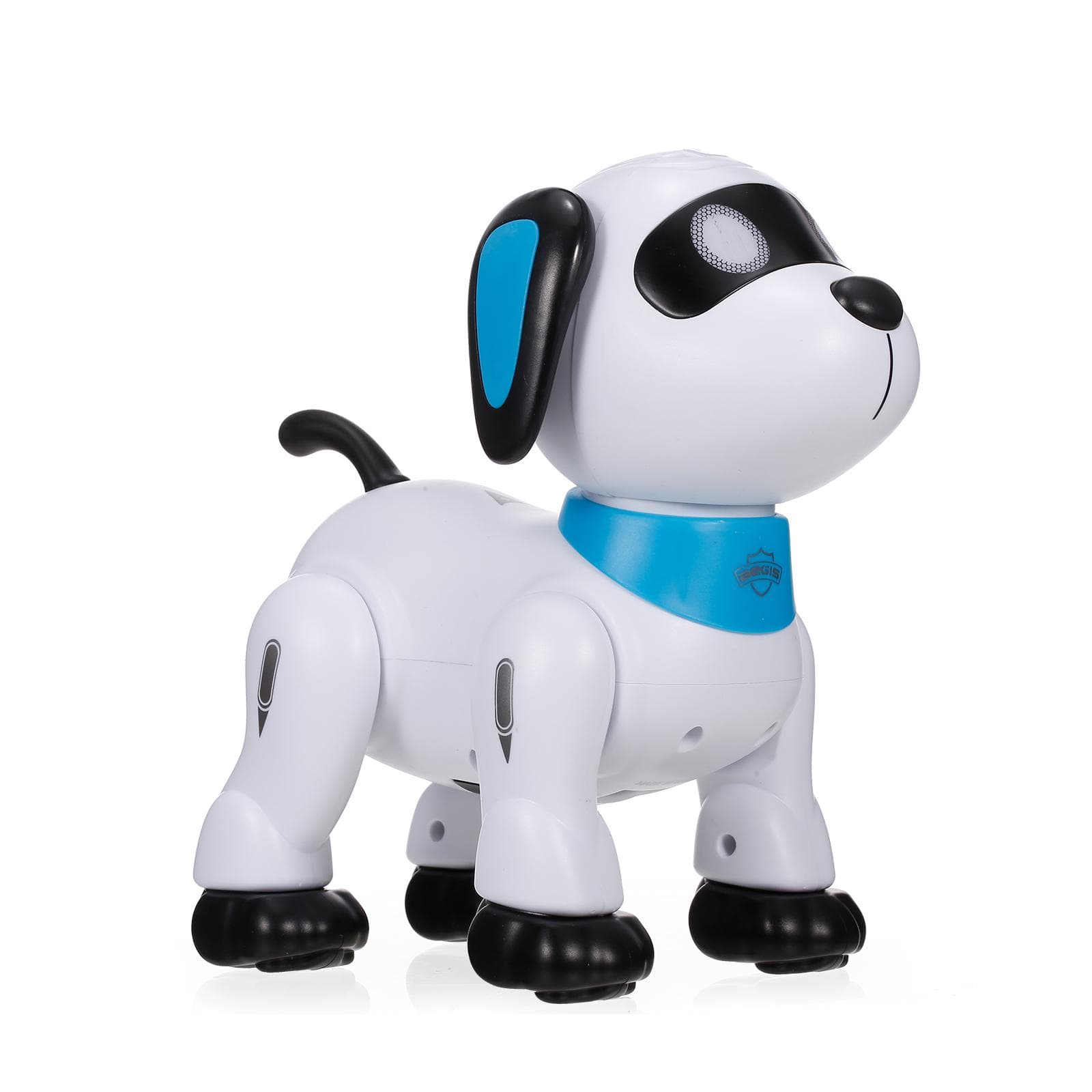 LE NENG K21 Electronic Robot Dog Stunt Dog Remote Control Robot Dog Toy Voice Control Programmable white/blue