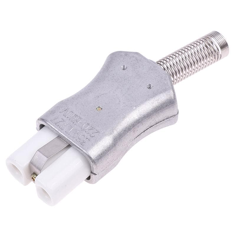 New 6mm IEC C8 Ceramic Wiring Industry Socket Plug High Temperature Male Female Connector Electric Oven Power Outlet 35A onesize