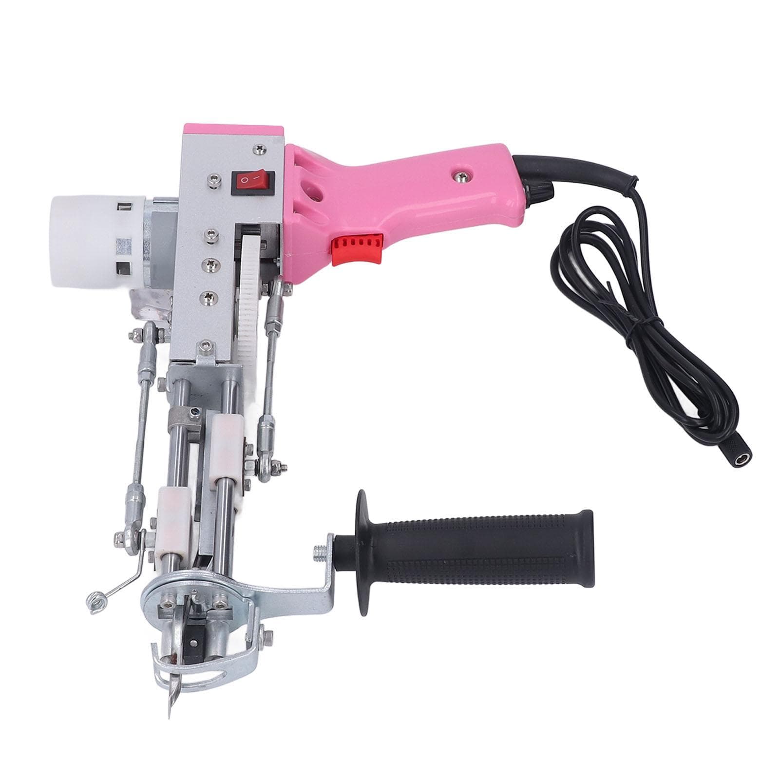 Tufting Gun Pink Cut Pile Electric Carpet Weaving Gun Rug Electric Needle Electric Gun Tufting Gun EU Plug