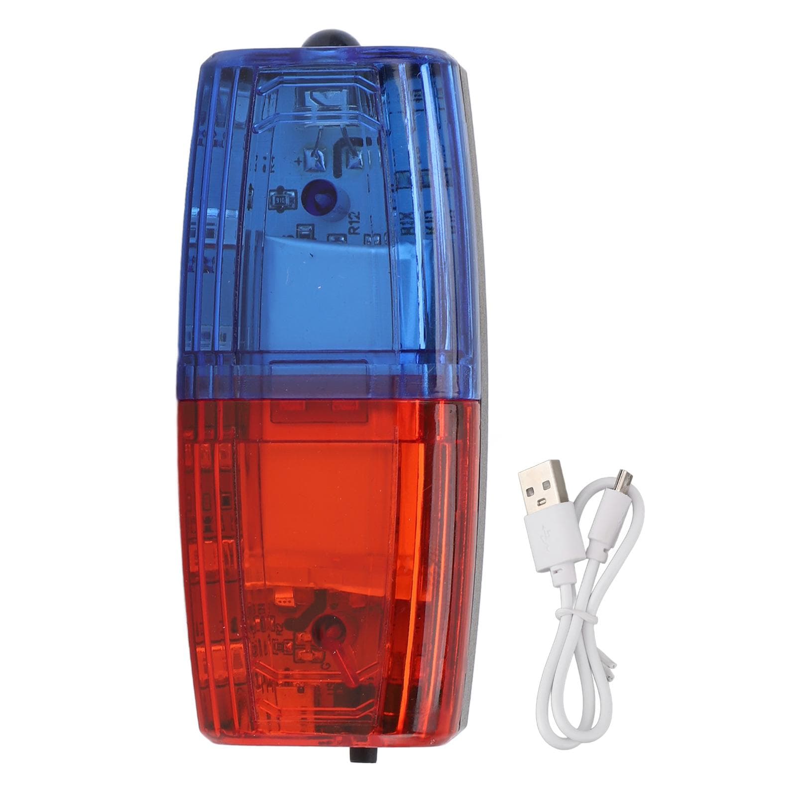 LED Safety Warning Shoulder Light Gravity Induction Mini Emergency Strobe Light with Clip for red