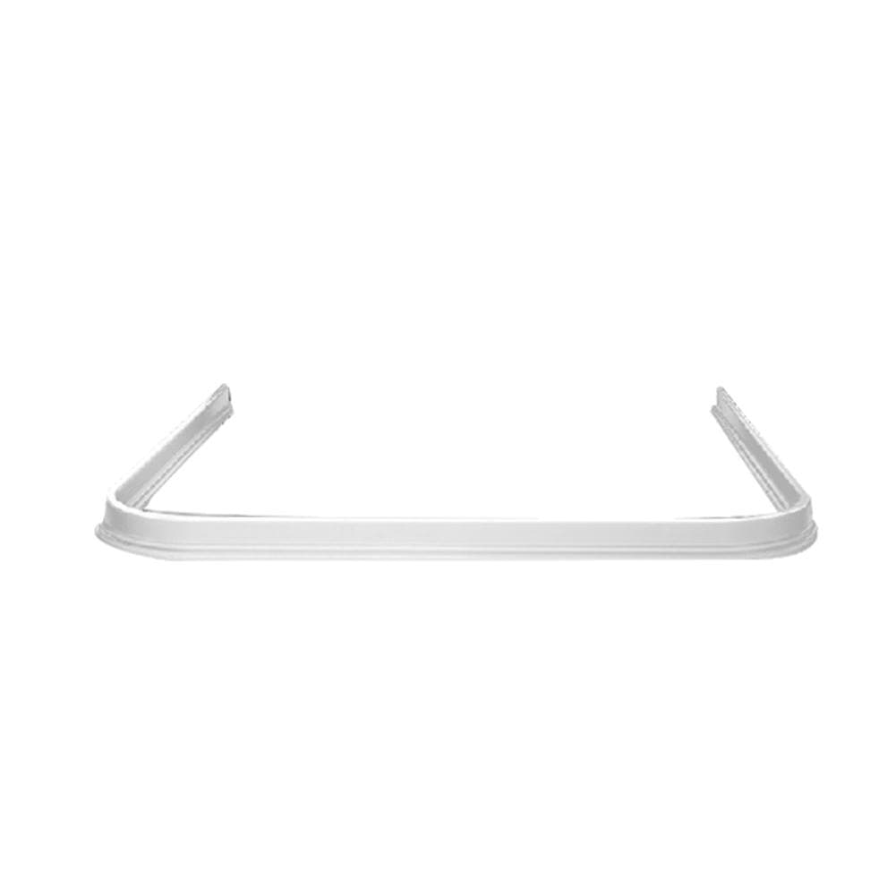 Self Adhesive 30mm Height Bathroom Water Stopper Dry and Wet Separation Flood Barrier Silicone white