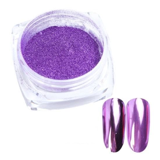 0.5g Nail Mirror Glitter Powder Gel Polish Rub Dust Shiny Gold Silver Fine Chrome Flakes Pigment DIY Accessories Decor