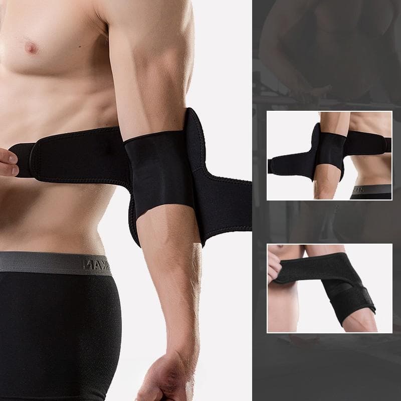 Sports elbow pads for men, fitness arm sets, arm joints, elbow pads, summer strap protective gear, bench press, basketball women's