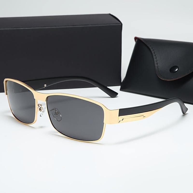 1pcs Cool Metal Frame Mens Bicycle Glasses Light Pigment Sun Protection UV Fashion Eyewear