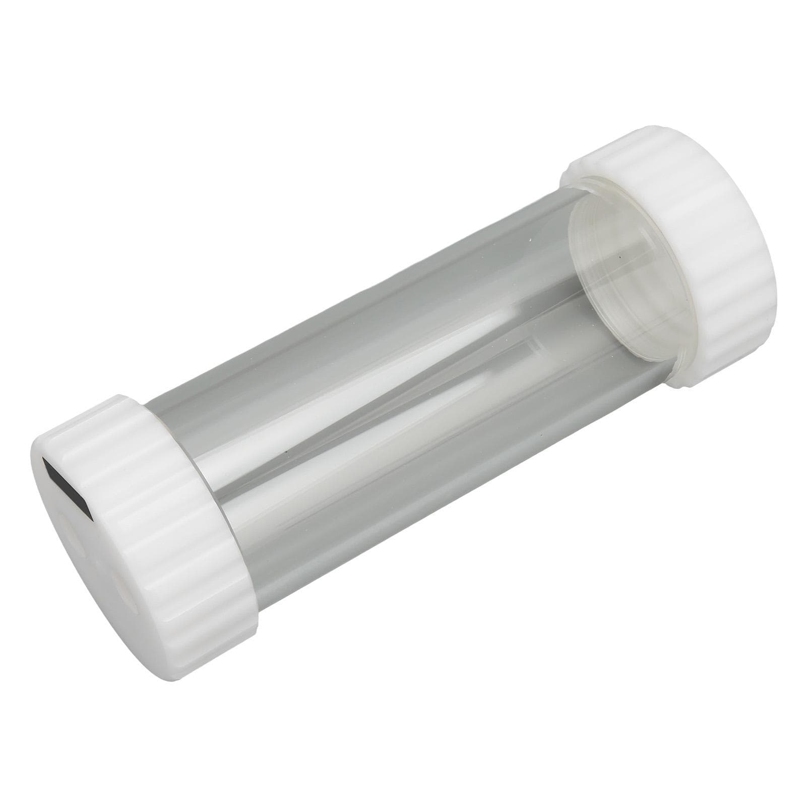 Water Cooling Transparent Cylindrical Tank 60mm Outside Diameter Rapid Cooling G14 Thread PMMA POM 350ml 18.7cm / 7.36in