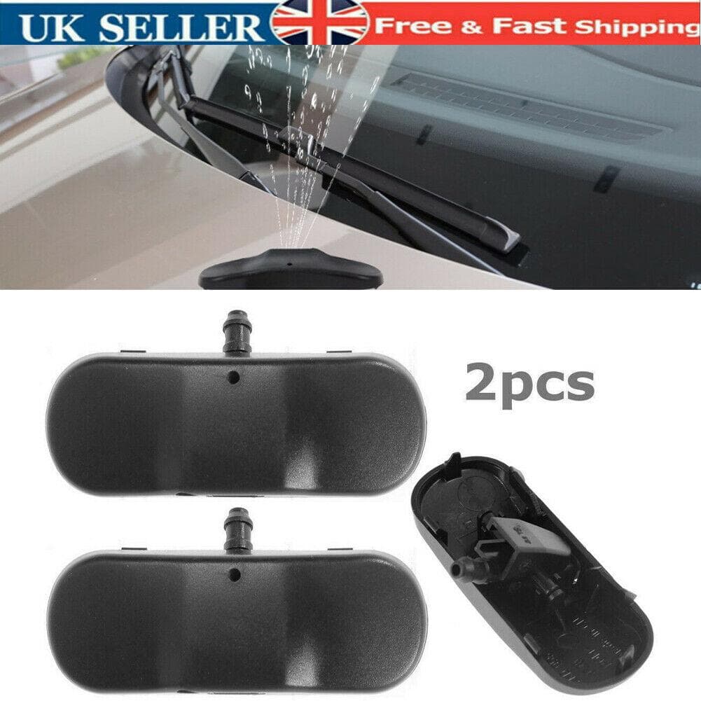 2Pcs Windscreen Washer Jet Spray Nozzle For VW CC Jetta Golf MK5 MK6 Passat Caddy