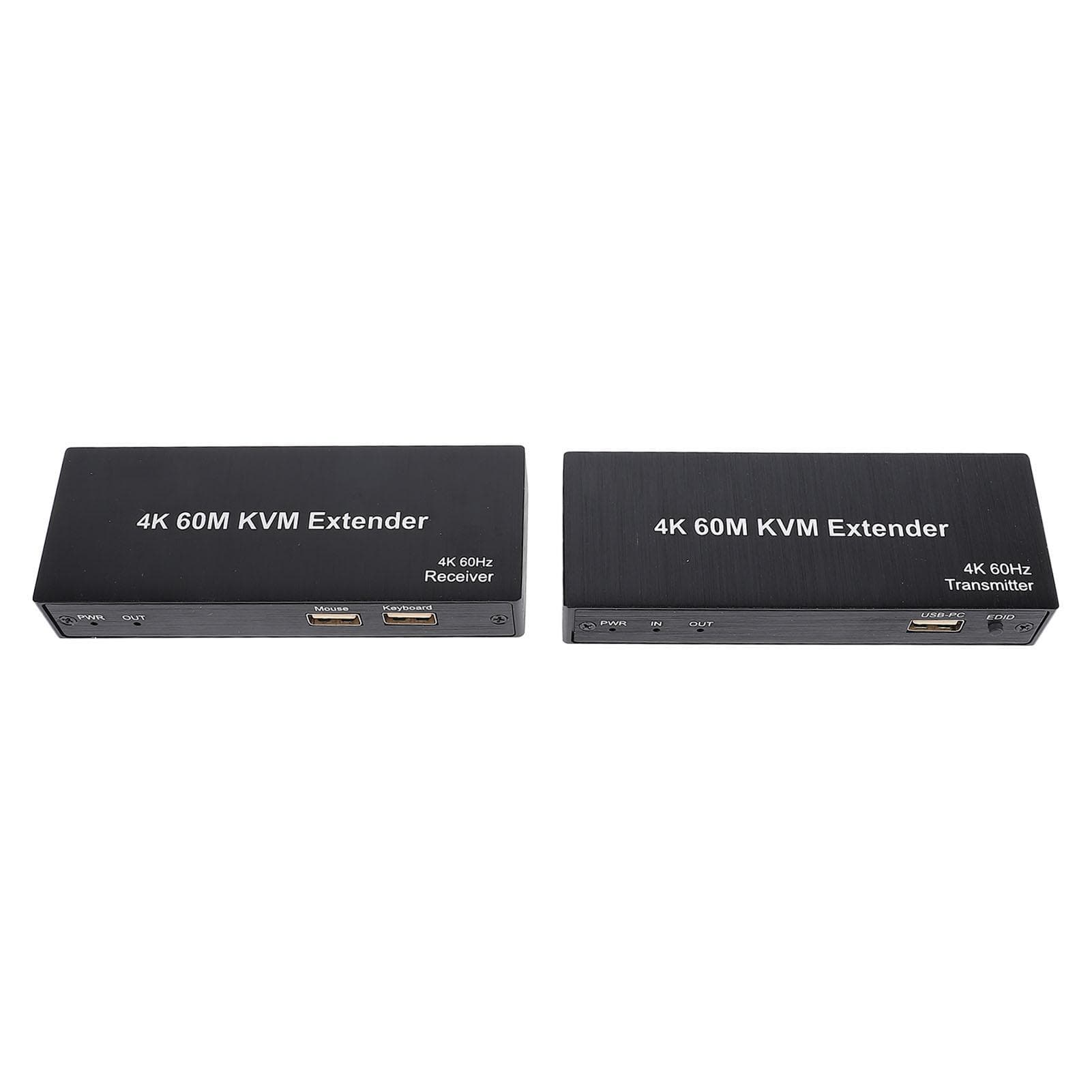 60m HD Multimedia Interface KVM USB Extender Transmit 4Kat.60Hz HD Video Over Cat5e 6 7 Cable EU Plug