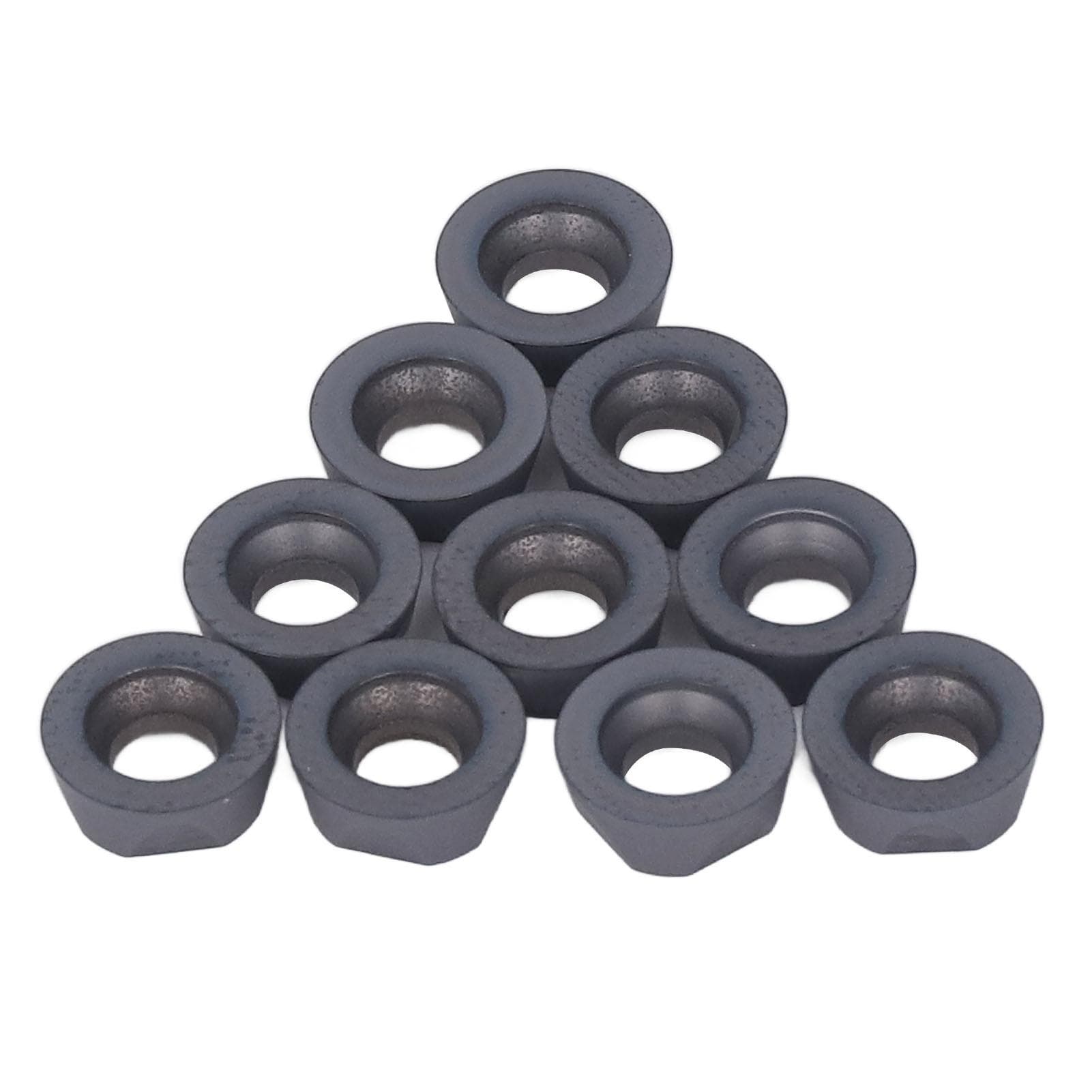 10Pcs Round Turning Inserts Coated Carbide Blades CNC Lathe Tools for Metal Processing