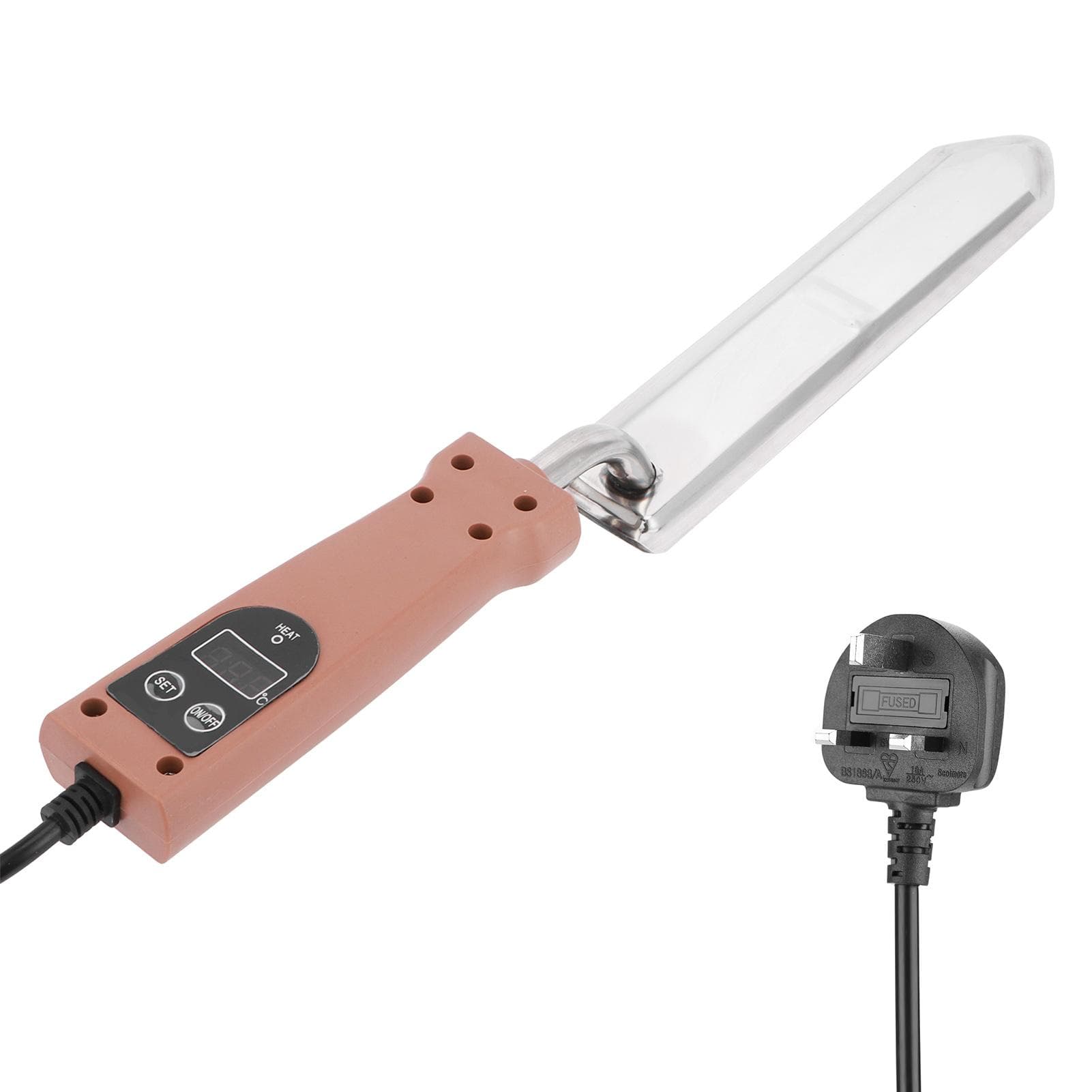 Electric Honey Cutter 50-180 celsius Temperature Control Honey Cutting Knife Beekeeping ToolsUK Plug 220V