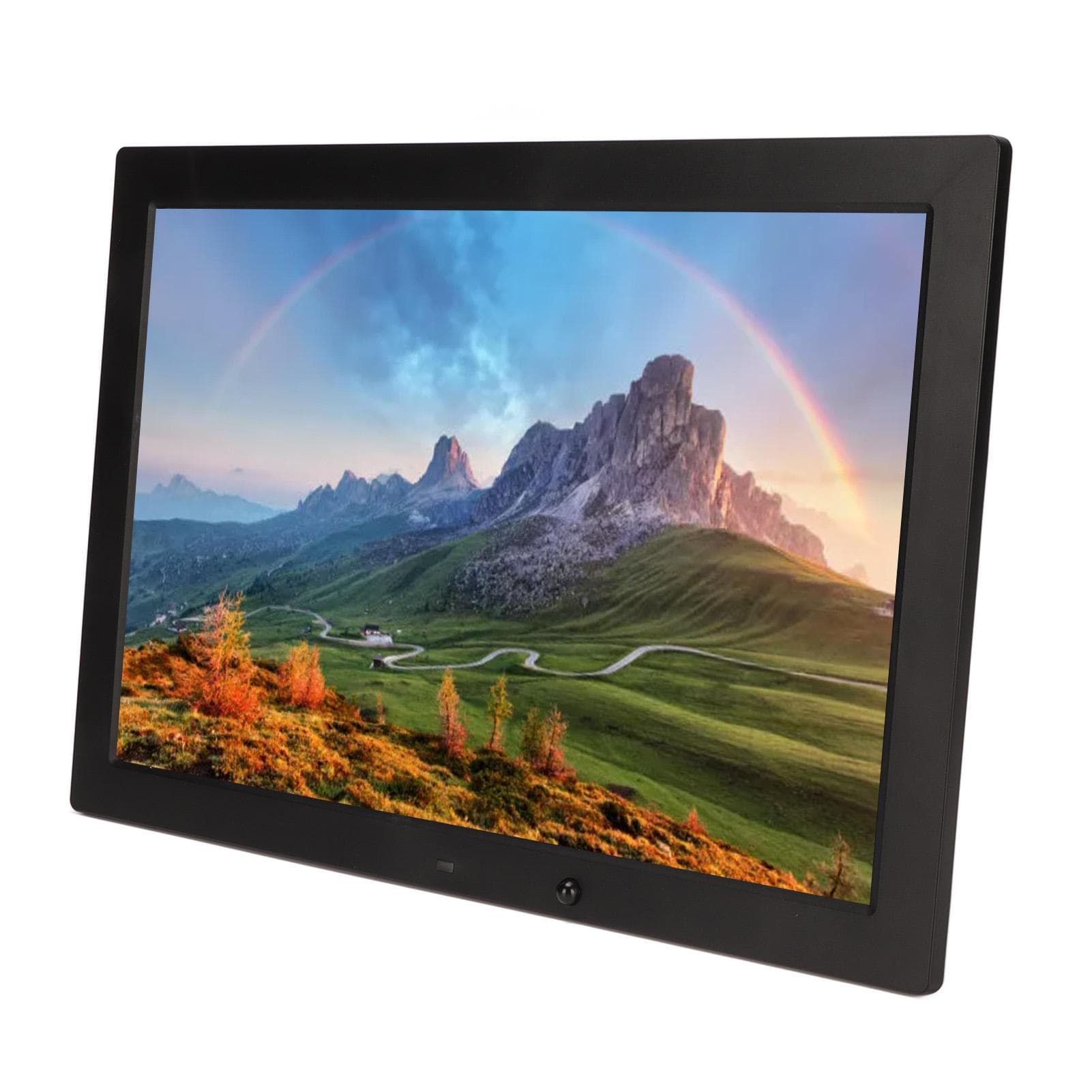 Digital Photo Frame 17 Inch HD Motion Sensor Video Music Electronic Picture Frame with Remote EU Plug