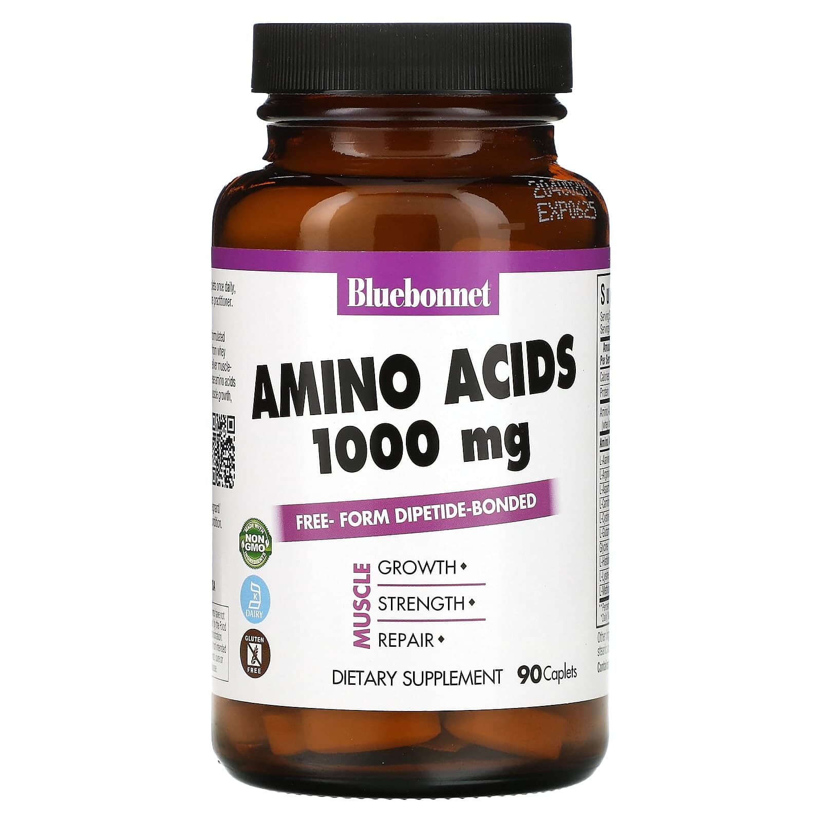 Bluebonnet Nutrition, Amino Acids, 1,000 mg, 90 Capsules