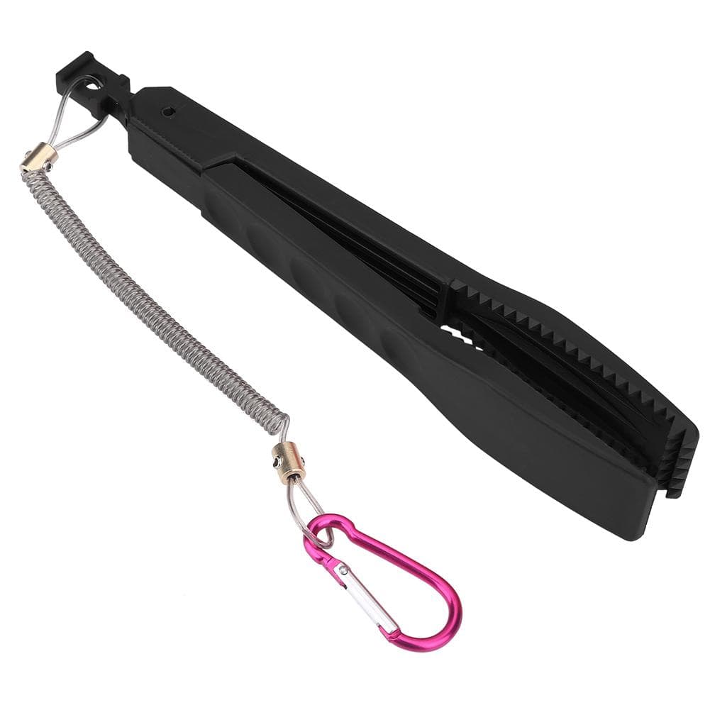 Portable Plastic Fishing Gripper Fish Controller Tightening Clamp Grip Fishing Accessory Black