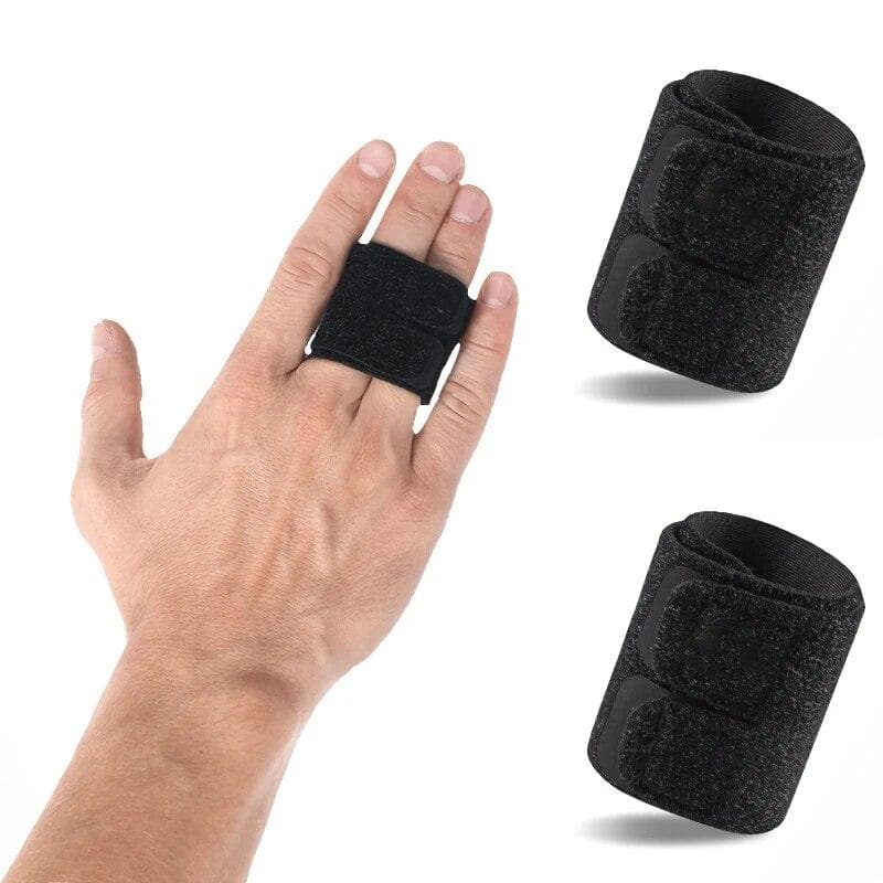 Basketball Fingers Guard Bandage Sports Finger Splint Wrap Strap Elastic Finger Support Protector For Volleyball Basketball 2pcs double finger