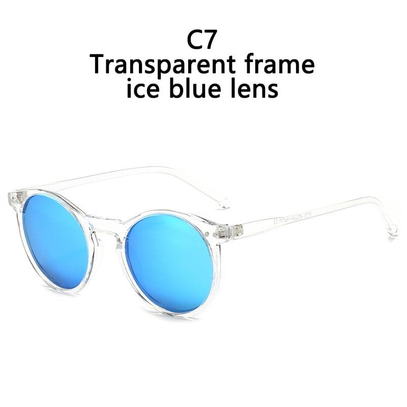 Fashion Sunglasses Soft Transparent Frame Clear Lens Classic Vintage Sunshades For Men Women UV Protection Polarized light lens