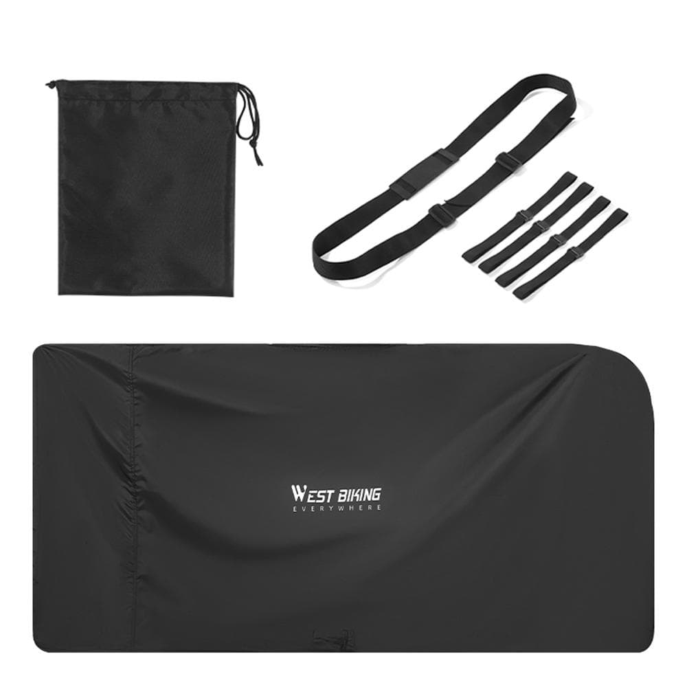 Bike Travel Bag Lightweight Bicycle Dust Cover Waterproof MTB Road Bike Storage Bag Fit for 27.5 black