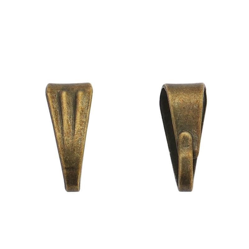 100pcs/Bag 4x9mm High Quality Iron Pendant Clip Hanging Cap Claw For DIY Handmade Fashion Pendant Making Jewelry Accessories 3.5x9mm