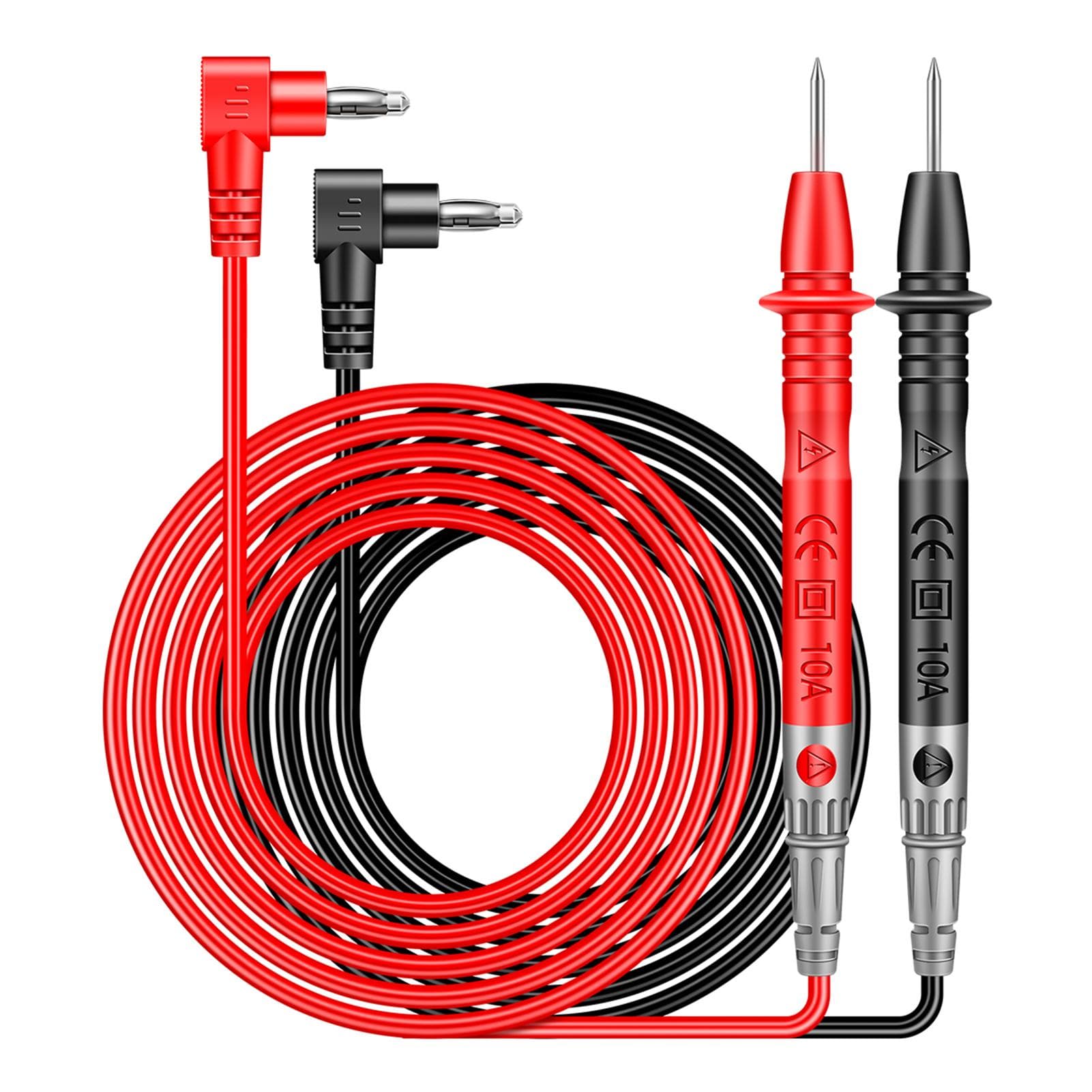 ANENG PT840 1000V 10A Digital Multimeter Probe Universal Test Lead Needle Pin Wire Pen Cable Kit red black