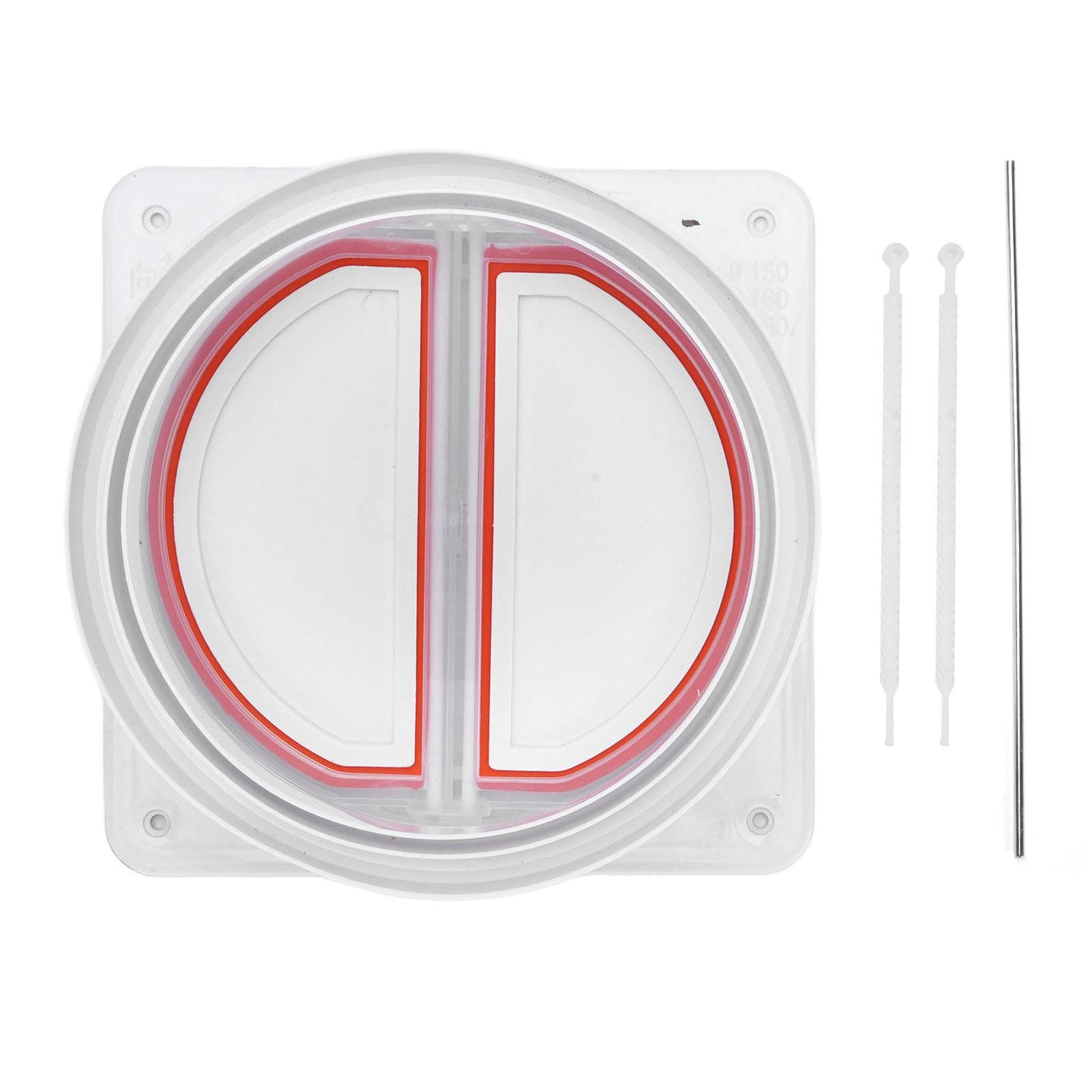 Range Hood Check Valve Unidirectional Odor Proof Plastic Kitchen Bathroom Flue Check Valve