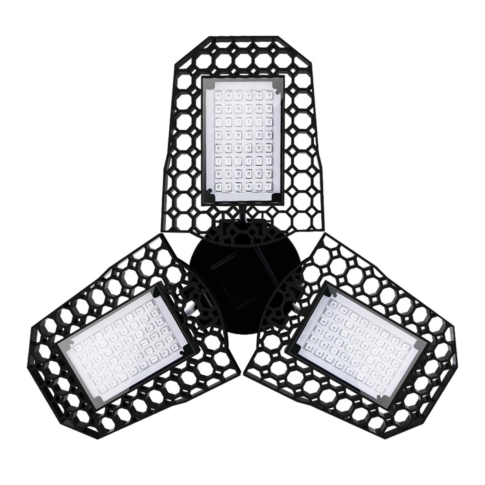 LED Plant Grow Light Foldable Red and Blue Spectrum Plant Light Triple Leaf Trellis Nursery Grow 108 beads