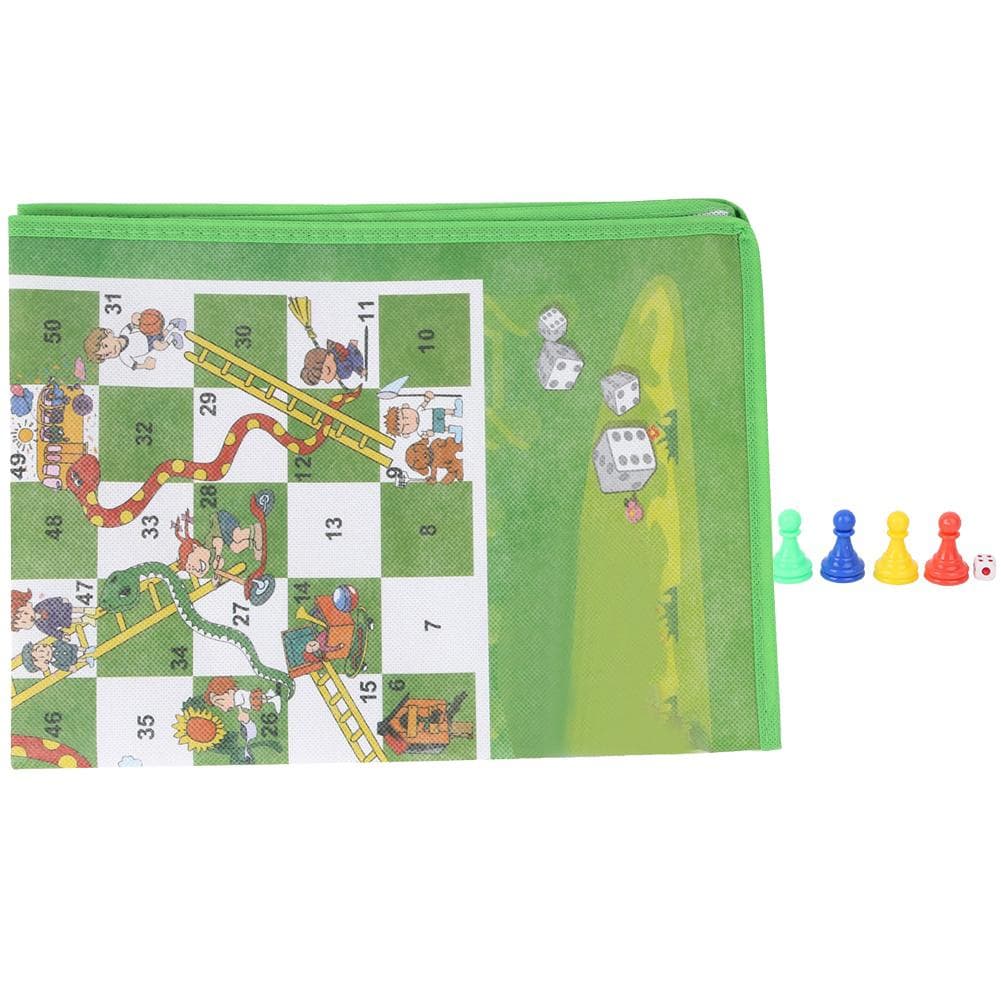 60x45cm Washable Folding Non Woven Fabrics Carpet Ground Mat Snake Ladder Chess Children Game