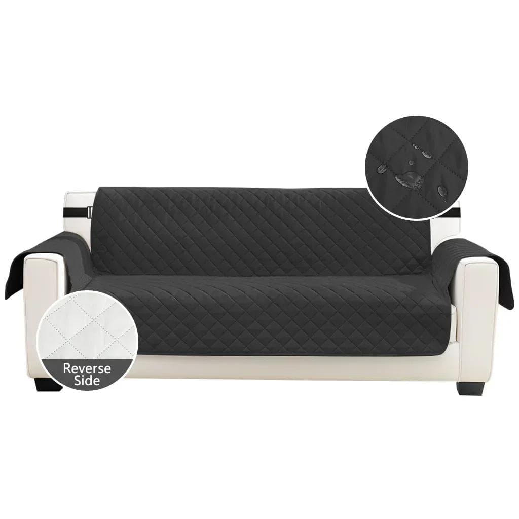 1/2/3/4 Seat Waterproof Sofa Cover Plaid Fabric Anti-Slip Furniture Protector Couch Covers Living Room Slipcover for Kids Pet 1 Seater