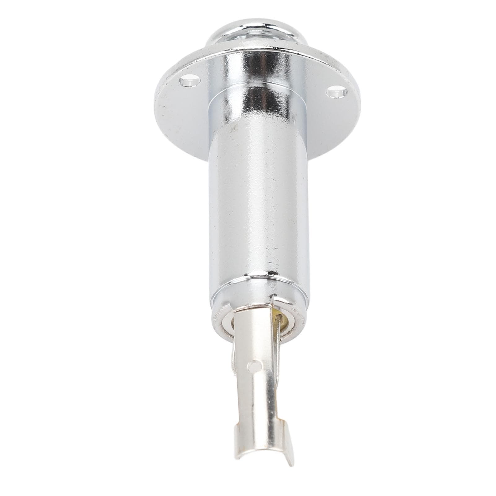 6.35mm Electric Guitar Mono Endpin Output Jack Brass Alloy High Sensitivity EQ Equalizer Output silver
