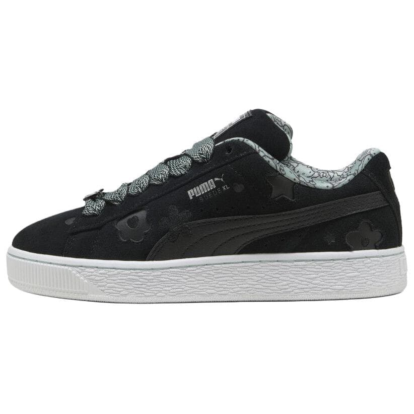 Hello Kitty x Puma Suede XL Black Women Sneakers Light-Moss 402381-01 39
