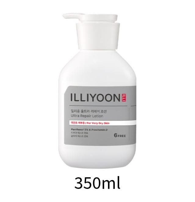 ILLIYOON Ultra Repair Lotion 350ml / 528ml (High Moisture/Body Lotion/Body Milk/Hypoallergenic Derma Moisturizing/For Dry Skin) (2 Options) #350ml